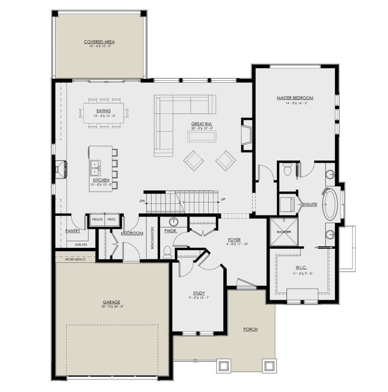 House Plan House Plan #30946 Drawing 1