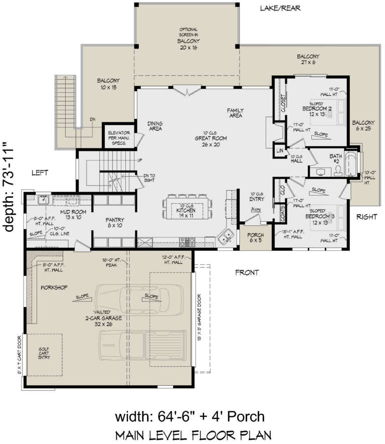 House Plan House Plan #31023 Drawing 1