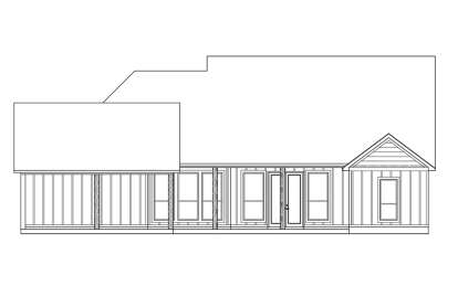 Modern Farmhouse House Plan #4534-00114 Elevation Photo