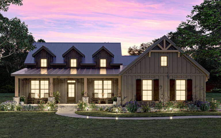 Modern Farmhouse Plan: 1,819 Square Feet, 3 Bedrooms, 2.5 Bathrooms ...