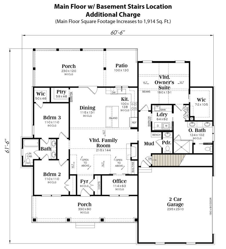 House Plan House Plan #31038 Drawing 2
