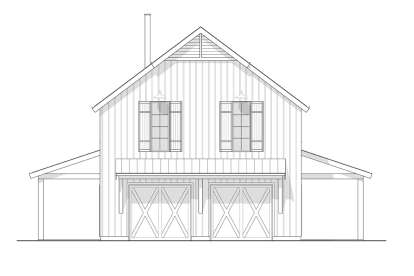 Barn House Plan #8937-00096 Elevation Photo