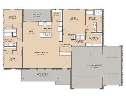 Main Floor  for House Plan #677-00029