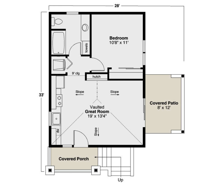 House Plan House Plan #31118 Drawing 1