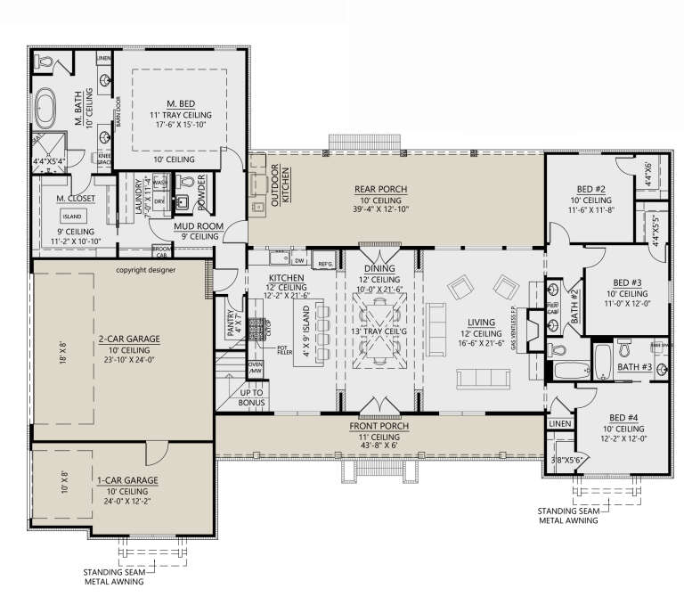 House Plan House Plan #31138 Drawing 1