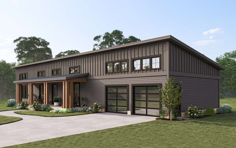 House Plan House Plan #31146 Angled Right Elevation