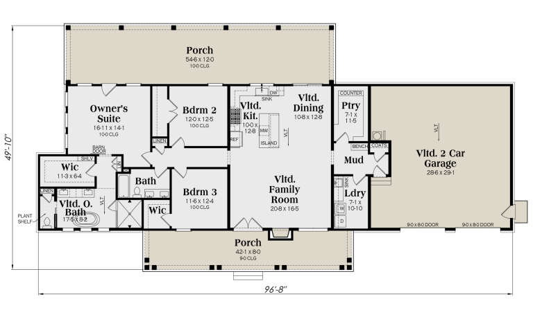 House Plan House Plan #31146 Drawing 1