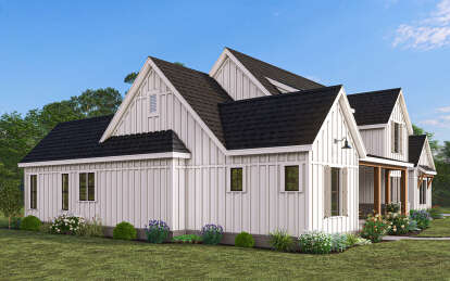 Modern Farmhouse House Plan #009-00400 Elevation Photo