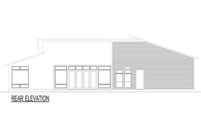 Contemporary House Plan #9300-00098 Elevation Photo