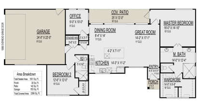 Main Floor  for House Plan #9300-00098