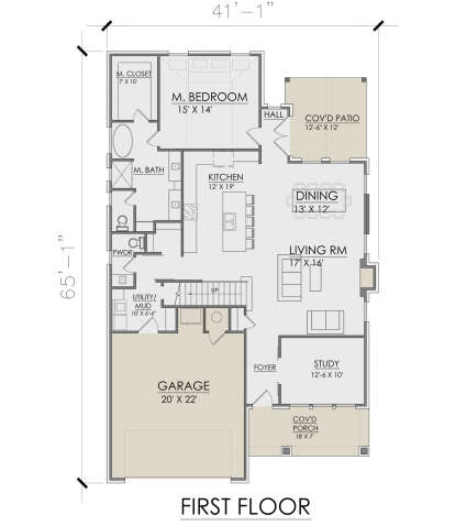 Main Floor  for House Plan #7071-00031