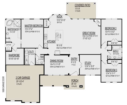 Main Floor  for House Plan #9300-00111