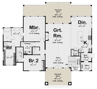 Main Floor  for House Plan #963-00991