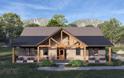 Craftsman House Plan #7174-00026 Elevation Photo