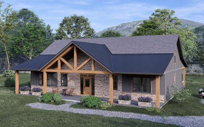 Craftsman House Plan #7174-00026 Elevation Photo