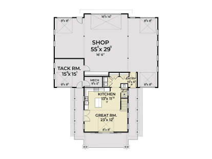 Main Floor  for House Plan #2464-00132