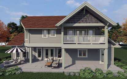 Craftsman House Plan #5984-00004 Elevation Photo