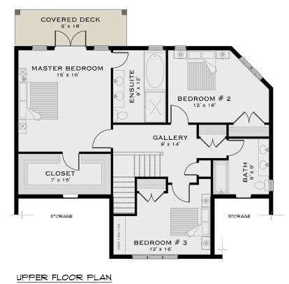 Second Floor for House Plan #5984-00004