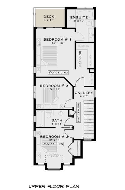 Second Floor for House Plan #5984-00007