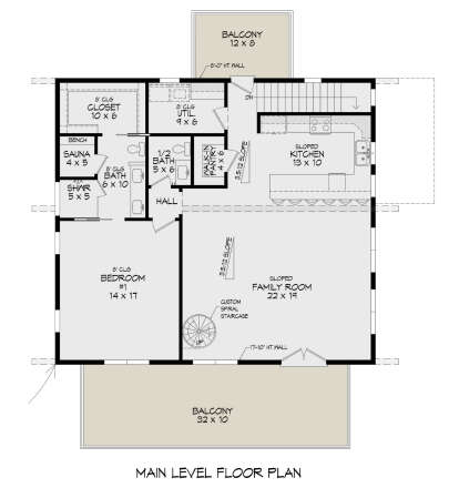 Main Floor for House Plan #940-01064