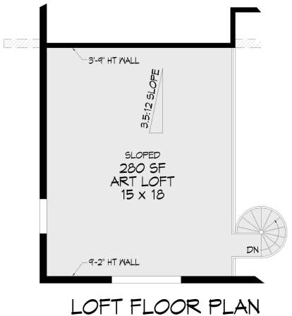 Loft for House Plan #940-01064