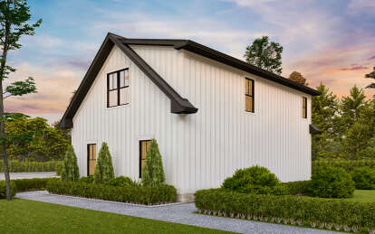 Modern Farmhouse House Plan #699-00384 Elevation Photo