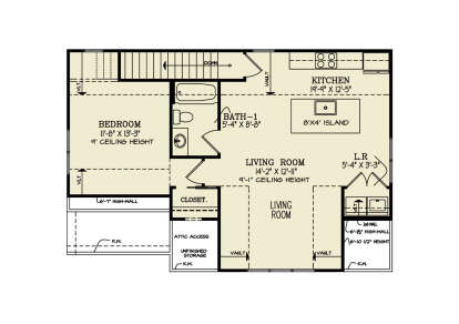 Second Floor for House Plan #699-00384