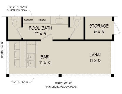 Main Floor  for House Plan #940-01068