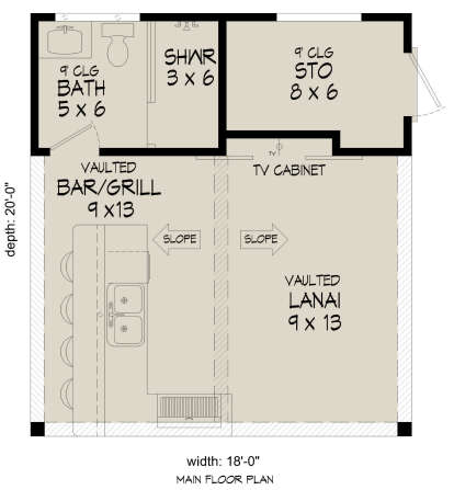 Garage Floor for House Plan #940-01072