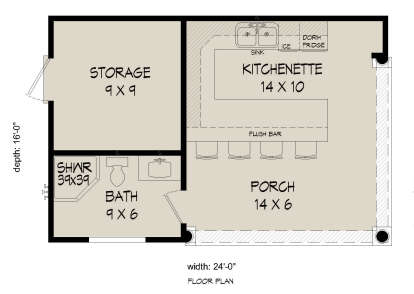 Main Floor  for House Plan #940-01074