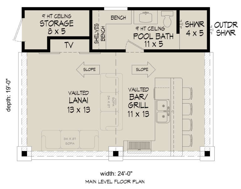 House Plan House Plan #31282 Drawing 1