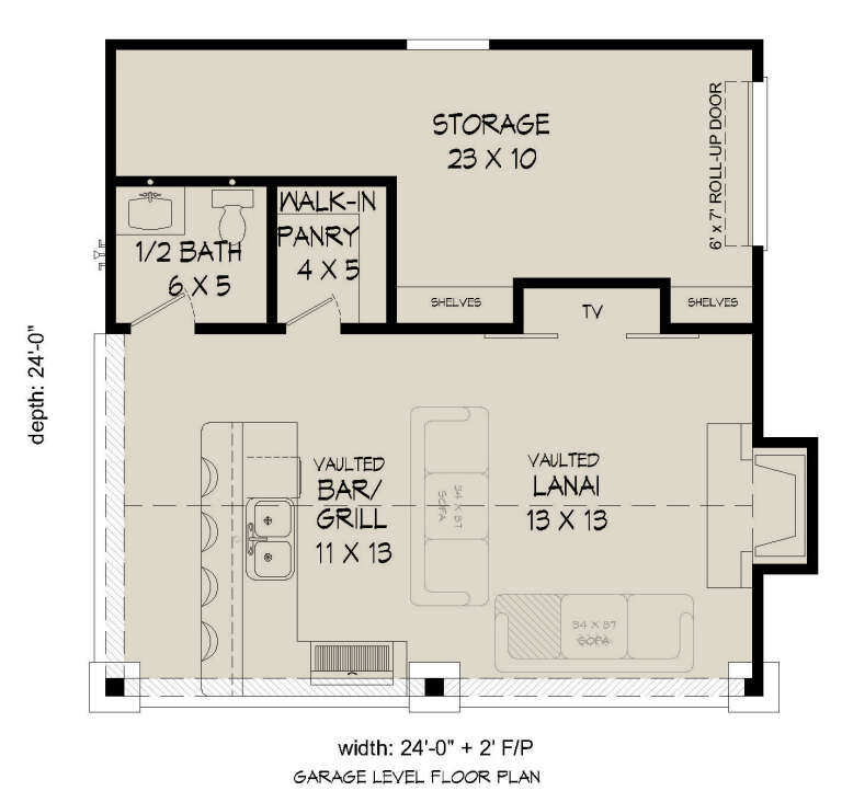 House Plan House Plan #31290 Drawing 1
