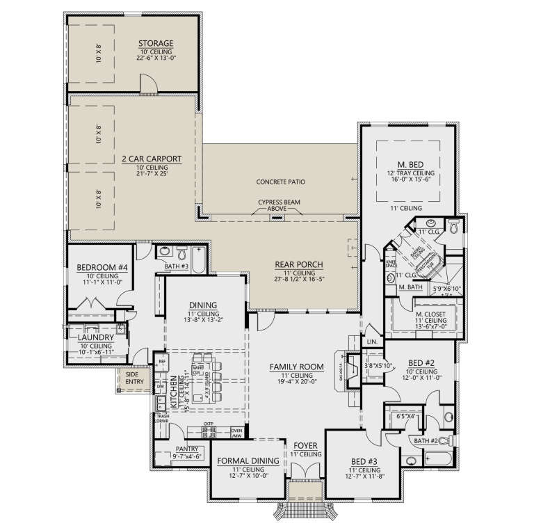 House Plan House Plan #31296 Drawing 1