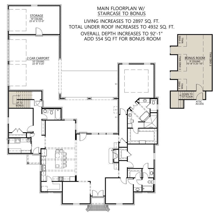 House Plan House Plan #31296 Drawing 2