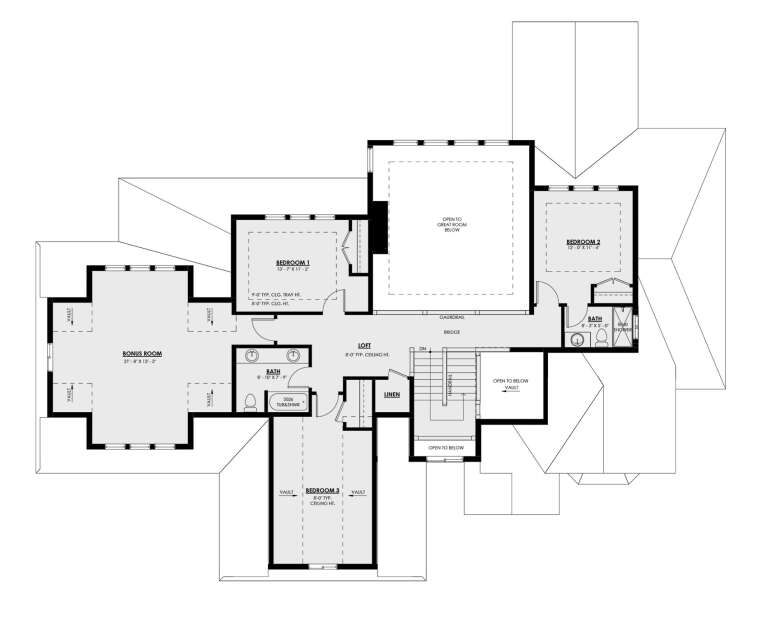 House Plan House Plan #31299 Drawing 2