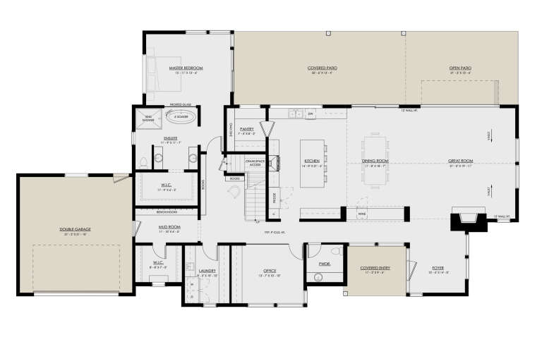 House Plan House Plan #31300 Drawing 1