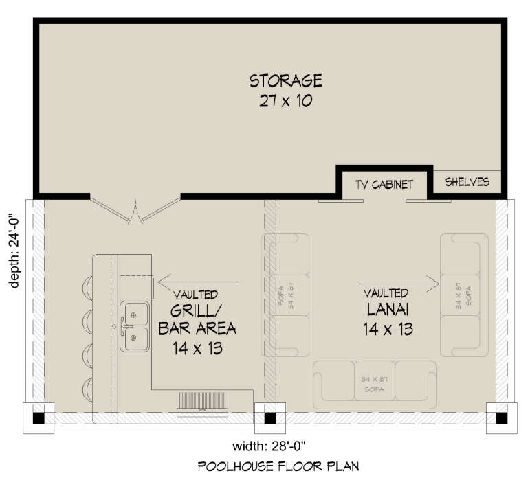 House Plan House Plan #31301 Drawing 1