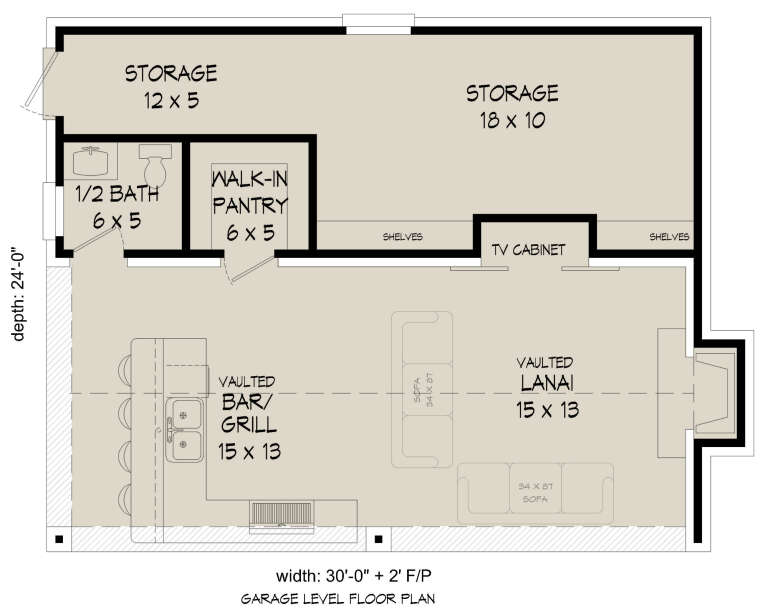 House Plan House Plan #31303 Drawing 1