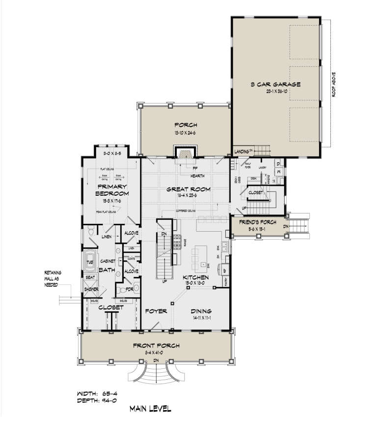 House Plan House Plan #31314 Drawing 1