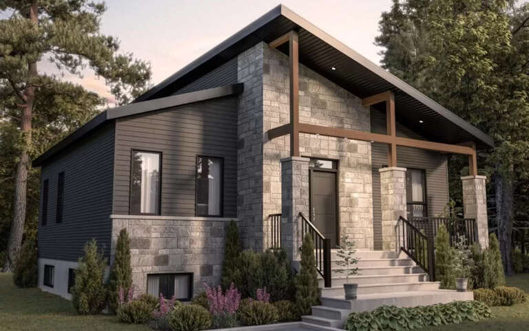 Contemporary Plan: 2,284 Square Feet, 3 Bedrooms, 2.5 Bathrooms - 034-01378