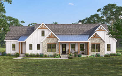 Modern Farmhouse Plan: 2,137 Square Feet, 3 Bedrooms, 2.5 Bathrooms ...