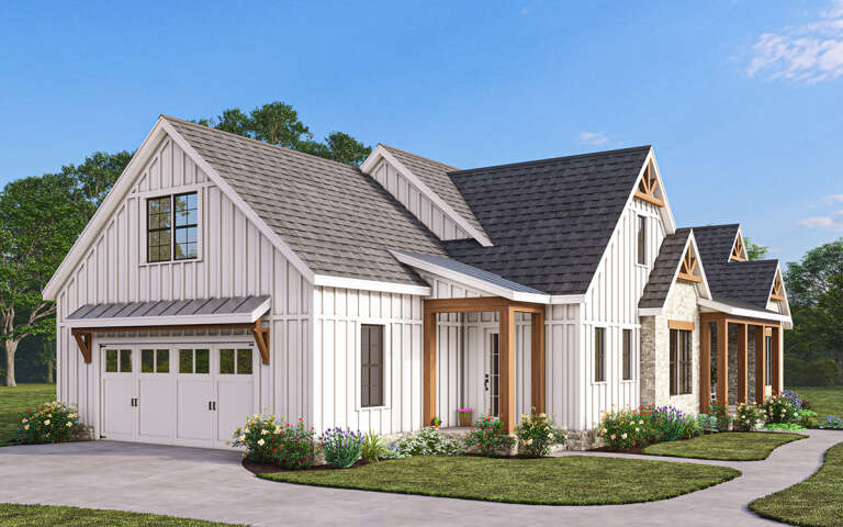 Modern Farmhouse Plan: 2,149 Square Feet, 3-4 Bedrooms, 2.5 Bathrooms ...