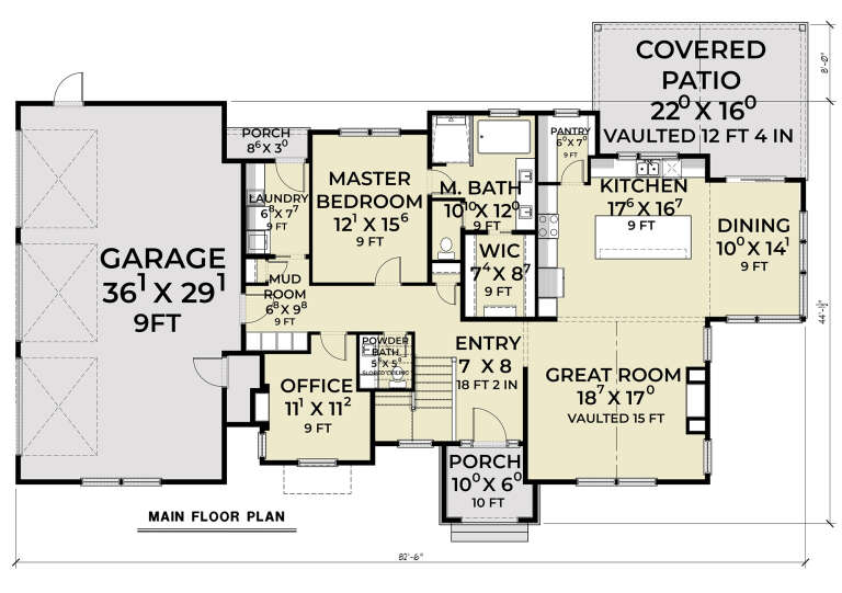 House Plan House Plan #31350 Drawing 1