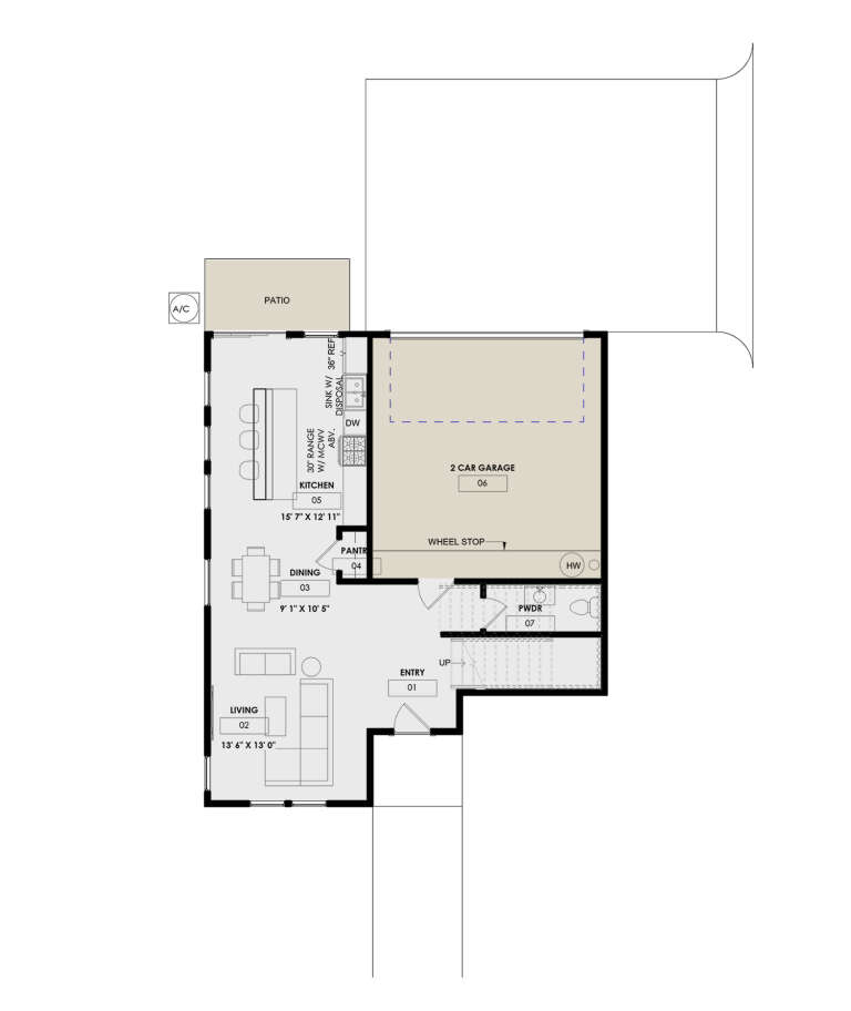 House Plan House Plan #31354 Drawing 1