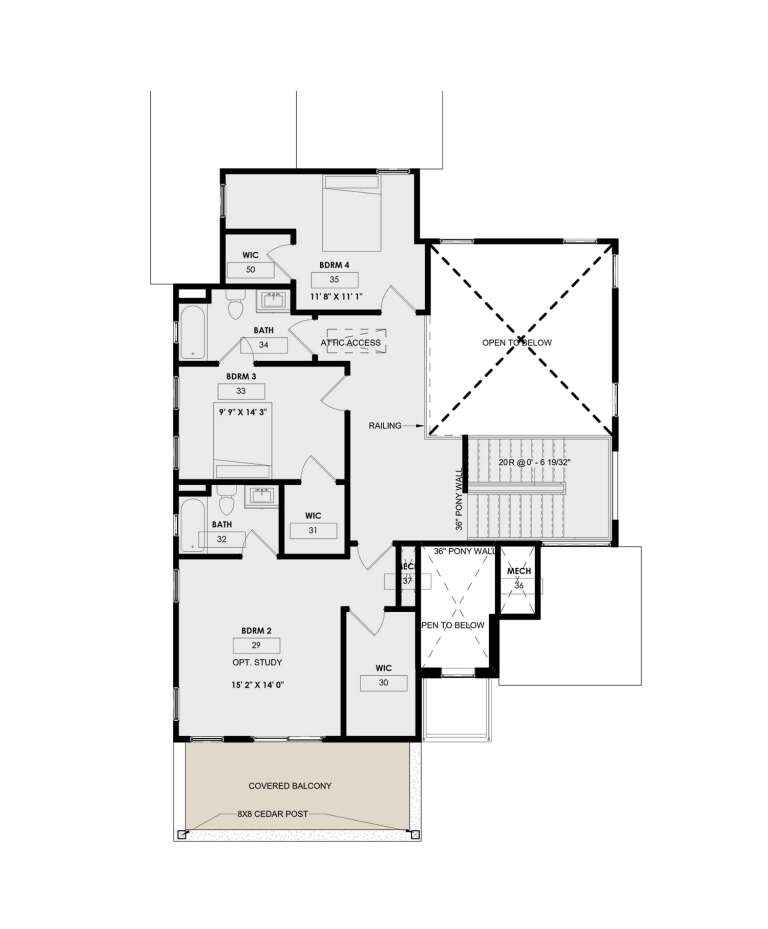 House Plan House Plan #31361 Drawing 2