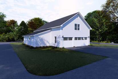 Modern Farmhouse House Plan #4848-00416 Elevation Photo