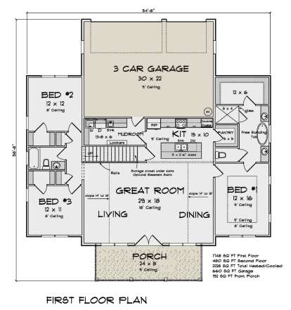 Main Floor  for House Plan #4848-00416
