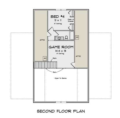 Second Floor for House Plan #4848-00416