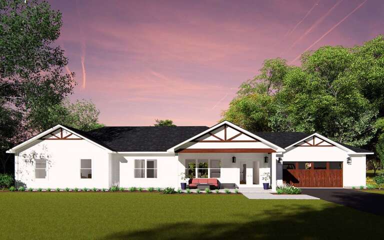 House Plan House Plan #31368 Front Elevation 