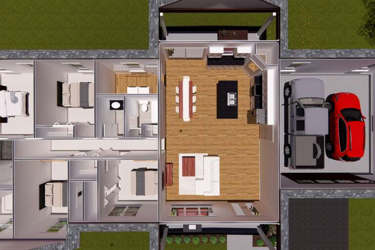House Plan House Plan #31368 Drawing 2